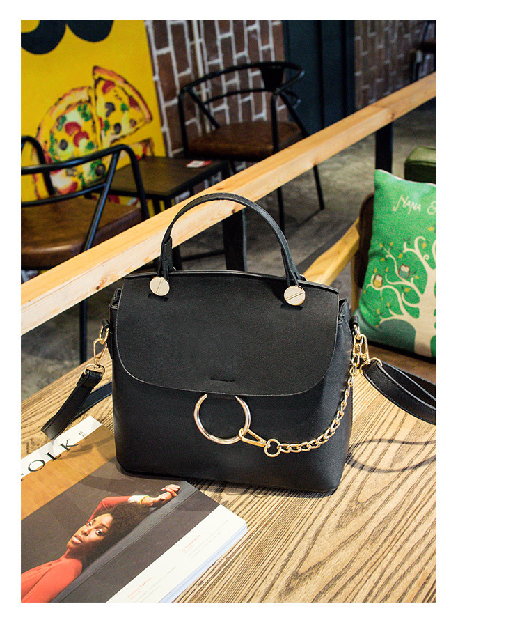 Lady Bags Fashion Matte Skin Ring Package Wild Portable Shoulder Messenger bag Ladies bag Handbags