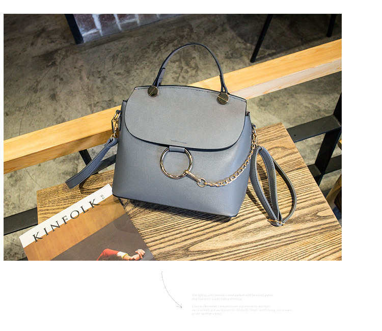 Lady Bags Fashion Matte Skin Ring Package Wild Portable Shoulder Messenger bag Ladies bag Handbags