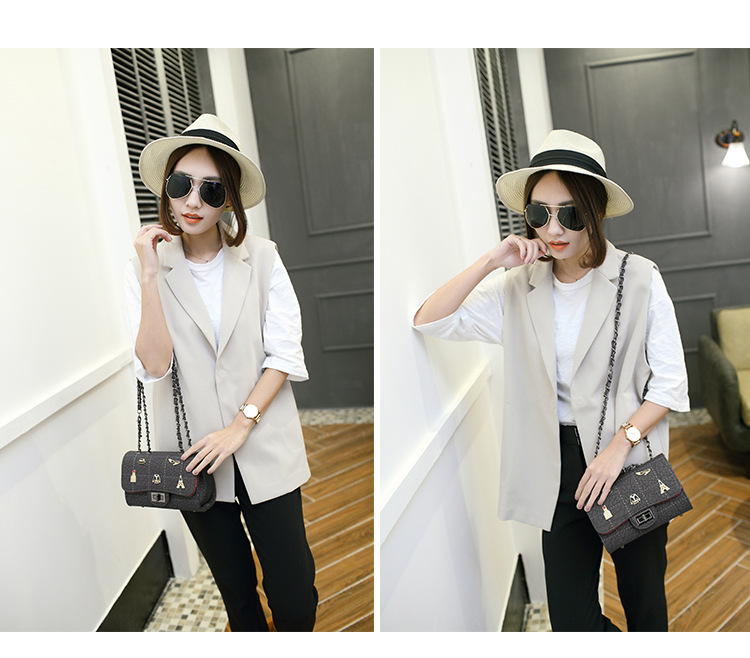Western Style The New Handbag Shoulder Oblique Cross Package Chain Small Square bag Lady bags