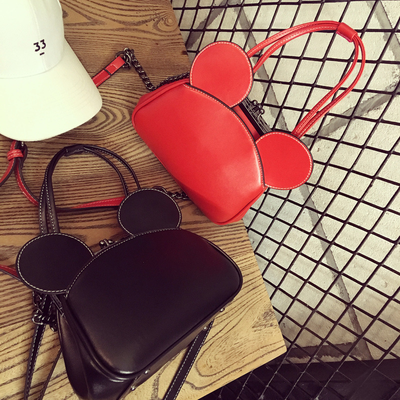 The New Lady Bags Moe Ear Clip Pack Portable Chain Pack Shoulder Oblique Cross Package Handbags