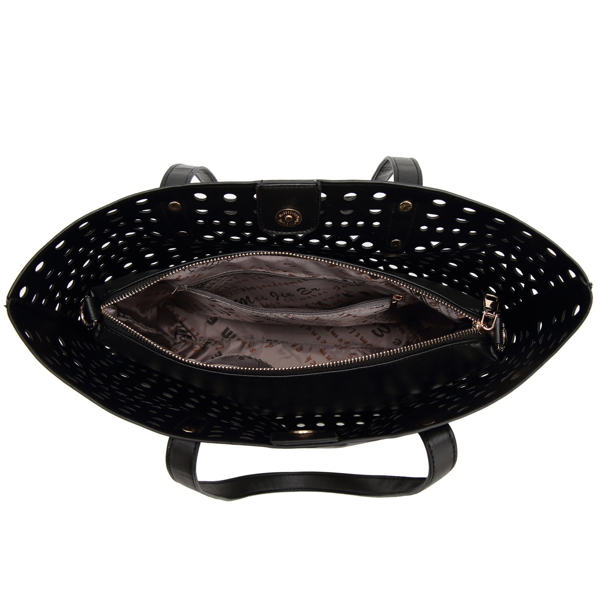 The New Hollow Female Handbag Western Style Wild Fashion Mother Package Oblique Cross Shoulder bag