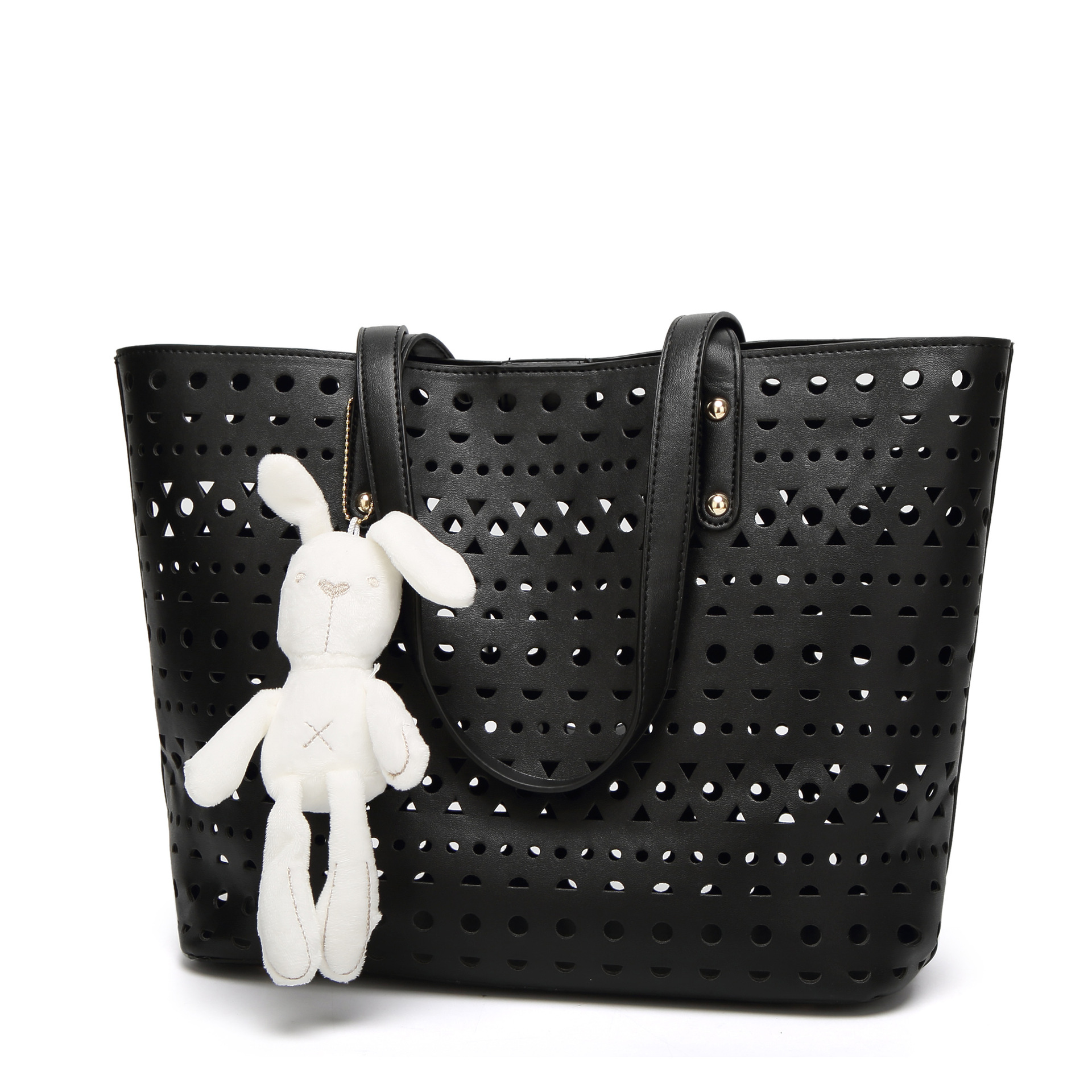 The New Hollow Female Handbag Western Style Wild Fashion Mother Package Oblique Cross Shoulder bag