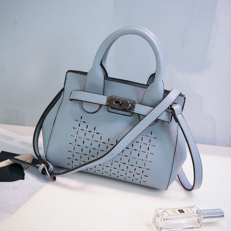 The New Fashion Lady Bags Litchi Pattern Trend Wild Handbag Shoulder Messenger bag