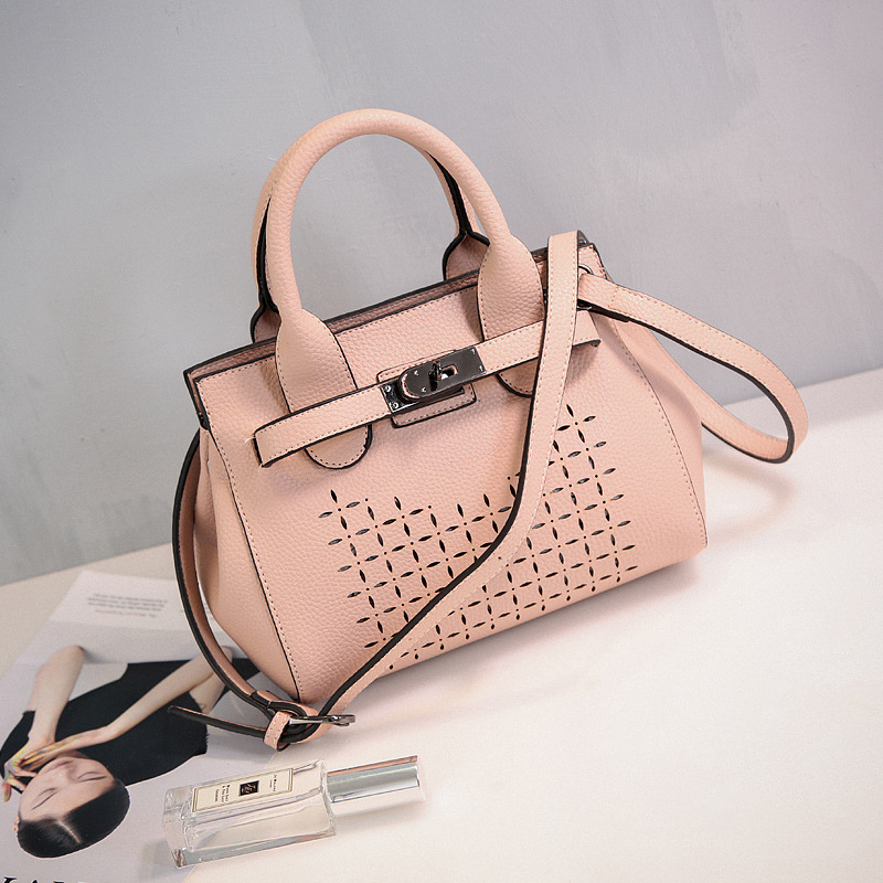 The New Fashion Lady Bags Litchi Pattern Trend Wild Handbag Shoulder Messenger bag