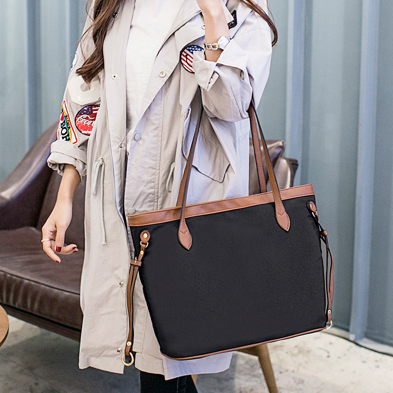 High Capacity Lady Bags Shoulder Handbag Western Style Wild Fashion Simple Tote Package
