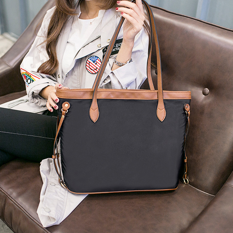 High Capacity Lady Bags Shoulder Handbag Western Style Wild Fashion Simple Tote Package