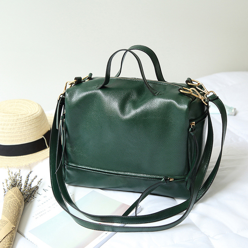 The New Lady Bags Big bag PU Leather Retro Handbag Shoulder Bags