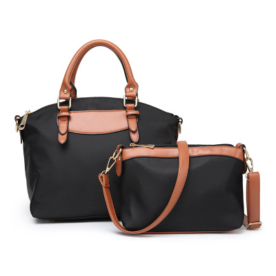 The New Ms. bag Western Style Mother Handbag Shoulder Diagonal Package Oxford Cloth Big Bag