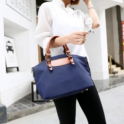 The New Ms. bag Western Style Mother Handbag Shoulder Diagonal Package Oxford Cloth Big Bag