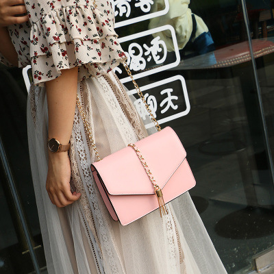 Lady Bags Messenger Tassel bag Chain Wild Fashion Packet Shoulder Diagonal Package