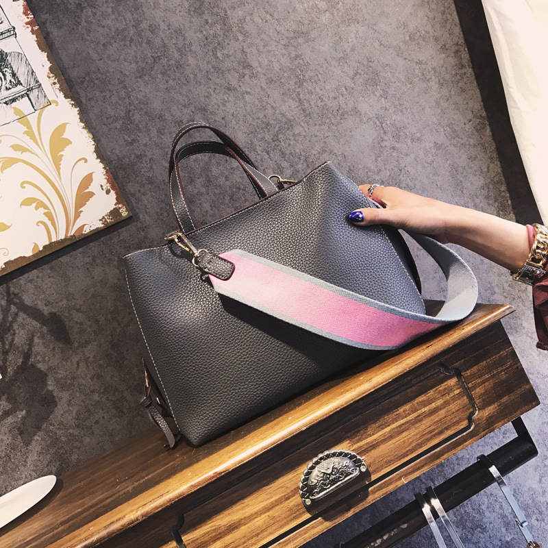 Lady Bags Western Style Messenger Bag Handbag Litchi Pattern Wild Pillow bag Soft Skin Shoulder Bags