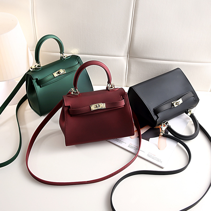 Ms Kelly Bag Mini Matte Scrub Platinum Messenger Bag Handbag Shoulder Jelly Handbags