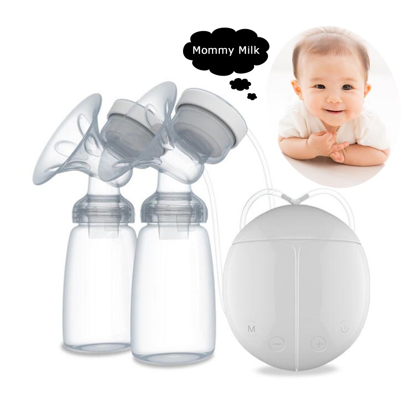 Bilateral Electric Breast Pump Milking Device Automatic Massage Postpartum Pour Milk Prolactin