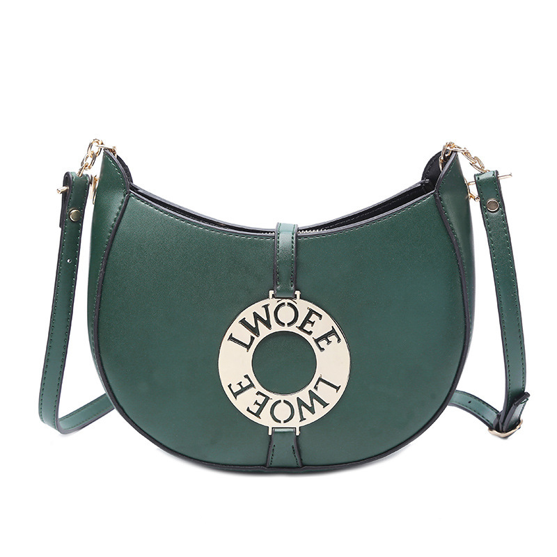 Fashion Lady Bags Trend Simple Shoulder Bags Leisure Handbag Retro Diagonal Saddle bag