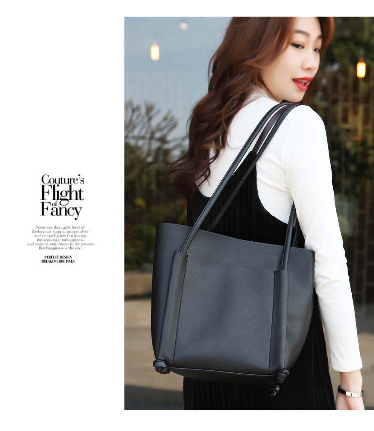 Western Style Lady bags Nut big Package Simple Shoulder Bags Fashion Wild Handbag