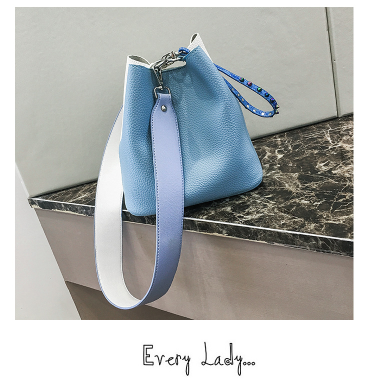 Mini Bucket bag The New Hit Color Lady Bags Trend Simple Shoulder Messenger bag Wild Packet Handbags