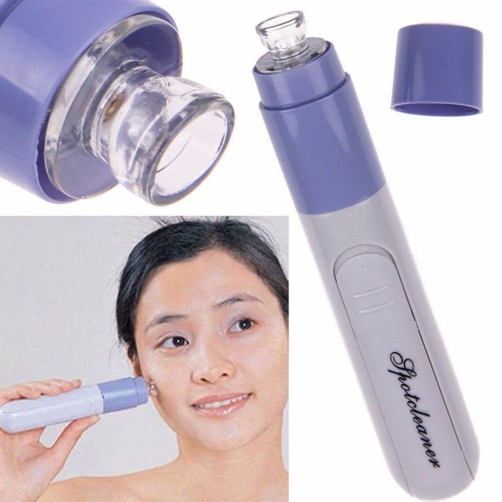 Mini Electric Facial Pore Blackhead Cleanser Skin Cleaner Face Dirt Suck Up Vacuum Tool LQS