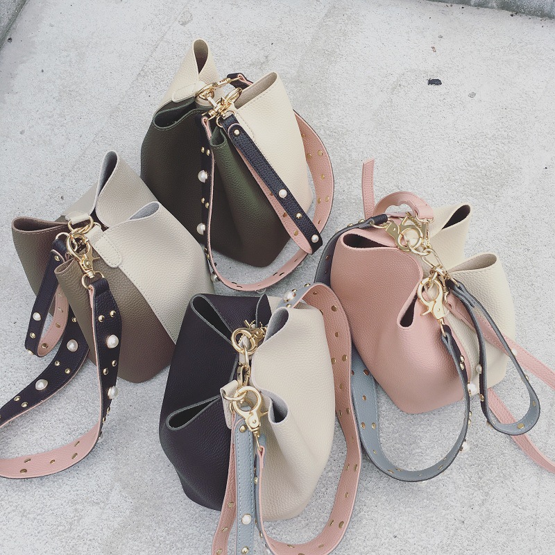 Ms trend Unrivaled Package PU Leather Multi-purpose Bucket Bag Shoulder Diagonal Package Handbag