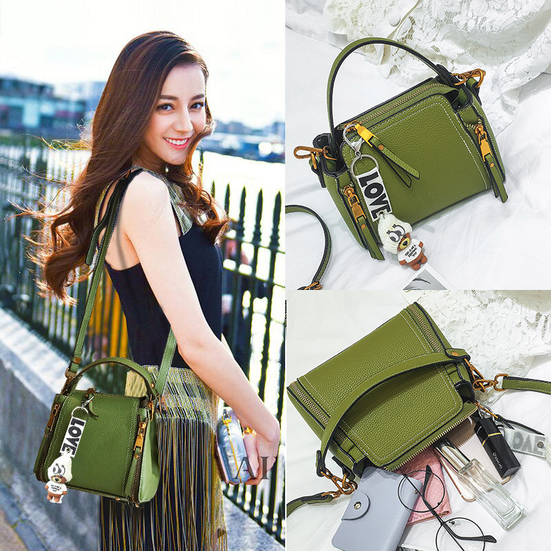 The New Lady Bags Trend Fashion Wild Messenger bag Ms Shoulder Bags Handbag Bucket bag
