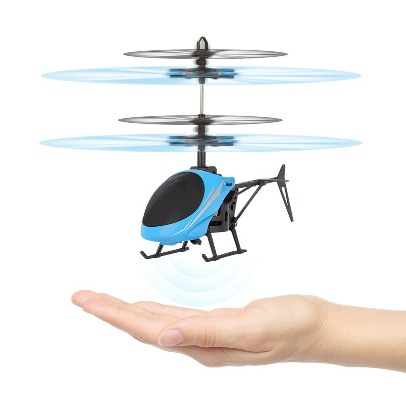 Kids Hand Induction Helicopter Aircraft Dual Mode Plane Toys Durable USB Charging