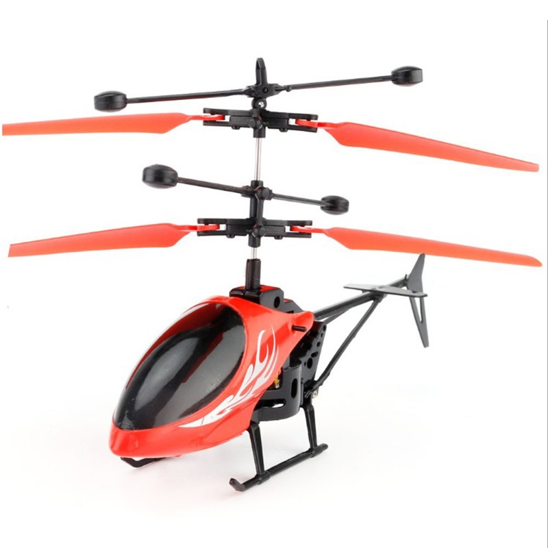 Kids Hand Induction Helicopter Aircraft Dual Mode Plane Toys Durable USB Charging