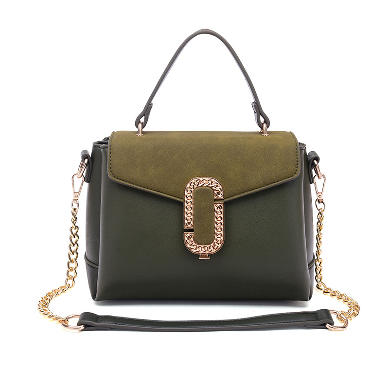The New Wild Messenger Bag Personality Chain Bag Simple Shoulder Fashion Handbag Lock Lady bags