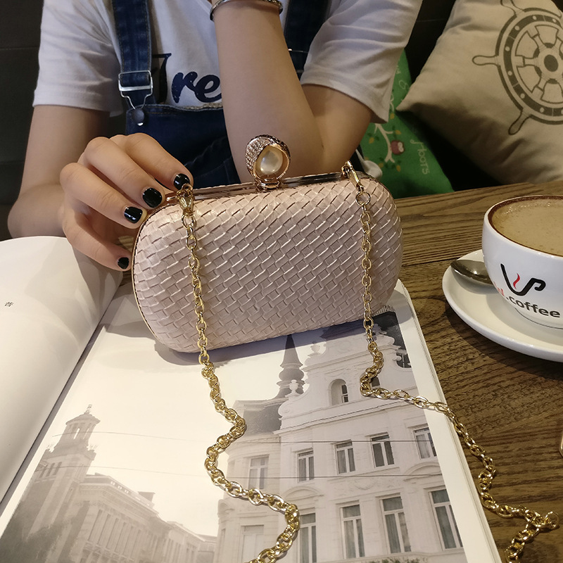 Wild Lady Bags Trend Evening Package Fashion Clutch Shoulder Diagonal Package Chain bag