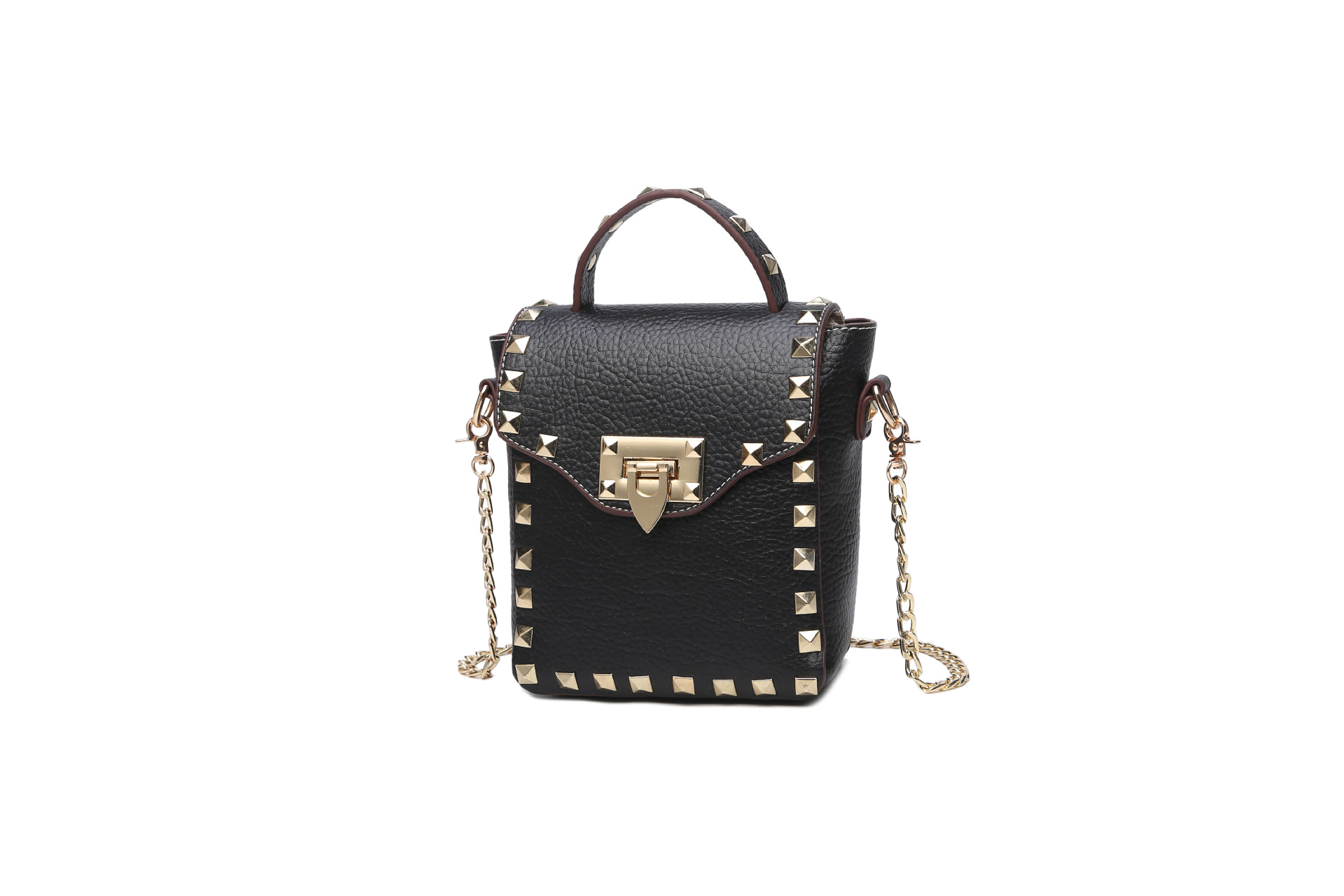 The New Lady Bags Liu nail Package Ms. bag Simple Fashion Wild Shoulder Diagonal Package Handbags