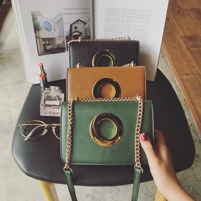 The New Lady Bags Fashion Trend Wild Packet Chain Shoulder Bags Diagonal Package Handbags