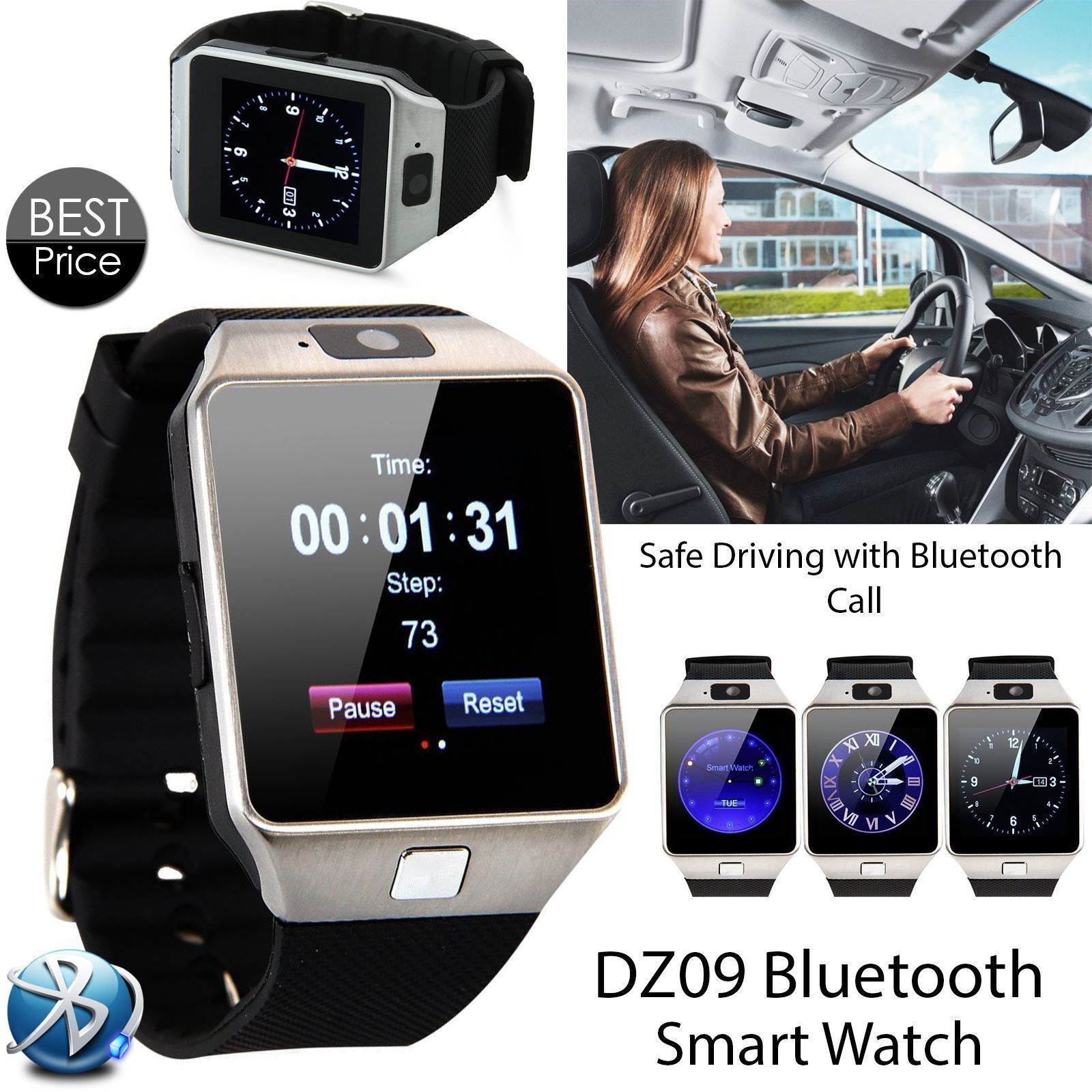 Intelligent Watch Bluetooth Positioning phone Mobile phone Card Pedometer Anti-lost Wristband