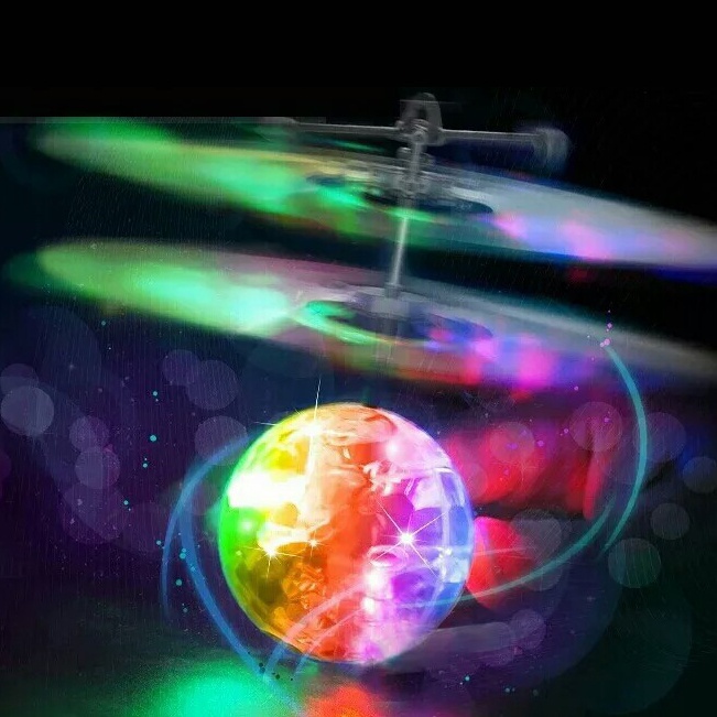 LED Toy Induction Suspension Fly Ball Helicopter Flash Glow RC Aircraft Kid Hot Better Item
