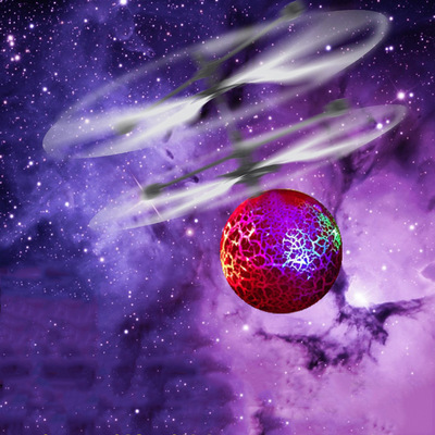 LED Toy Induction Suspension Fly Ball Helicopter Flash Glow RC Aircraft Kid Hot Better Item