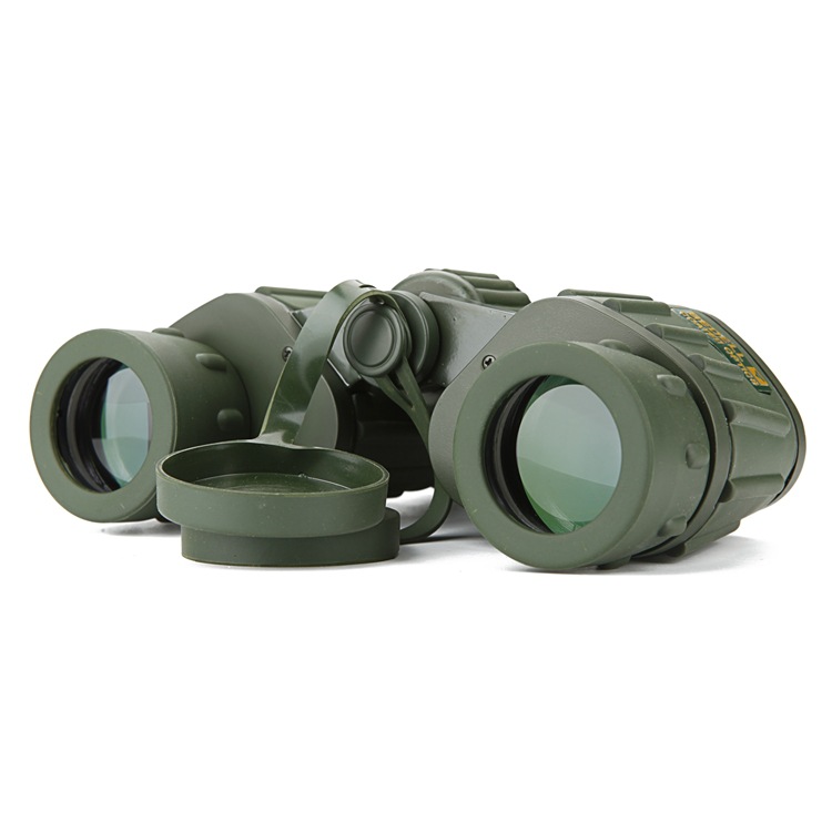 Outdoor Telescope  8x42 Stripes Binocular Telescope Green Film Glimmer Night Vision Eyepiece