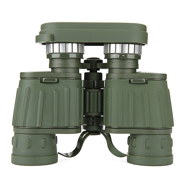 Outdoor Telescope  8x42 Stripes Binocular Telescope Green Film Glimmer Night Vision Eyepiece