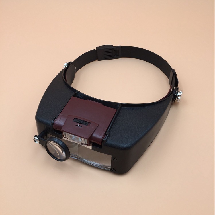 Head-mounted MG81007-A Multifunction Magnifier  With LED Light  Jobs Read Magnifier