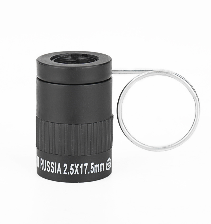 The New Mini Pocket Miniature Telescope 2.5X17.5mm Micro-type Finger Button Telescope
