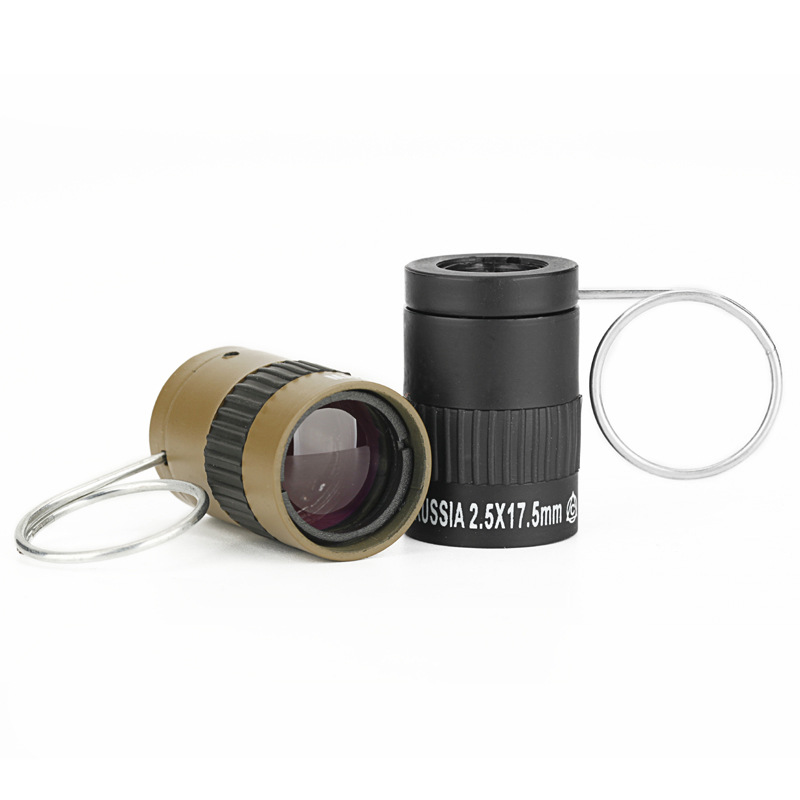 The New Mini Pocket Miniature Telescope 2.5X17.5mm Micro-type Finger Button Telescope