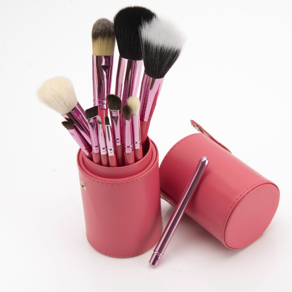 Ms Fashion 12 Makeup Brushes Makeups tool  Makeup Brush 12 Makeup Brushes Set Cylinder