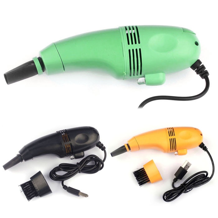 Mini Computer Vacuum USB Keyboard Cleaner PC Laptop Brush Dust Cleaning Kit