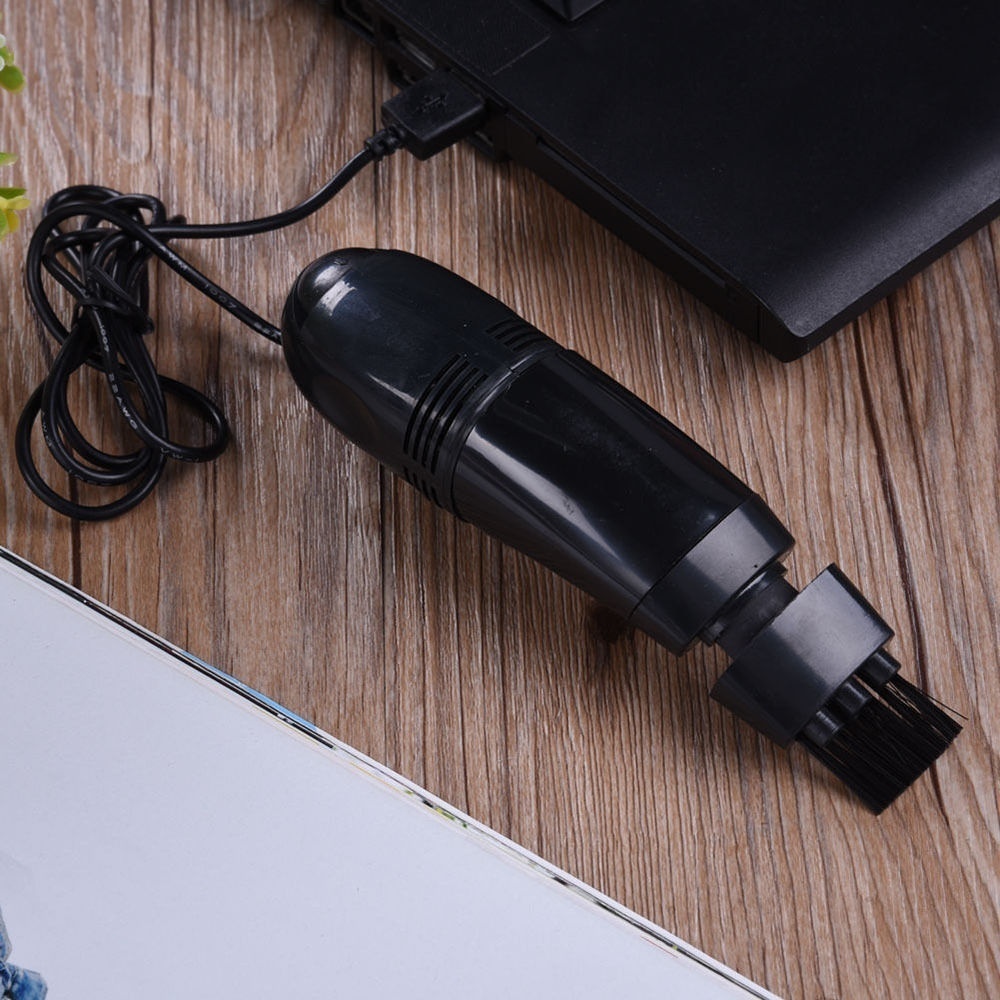 Mini Computer Vacuum USB Keyboard Cleaner PC Laptop Brush Dust Cleaning Kit