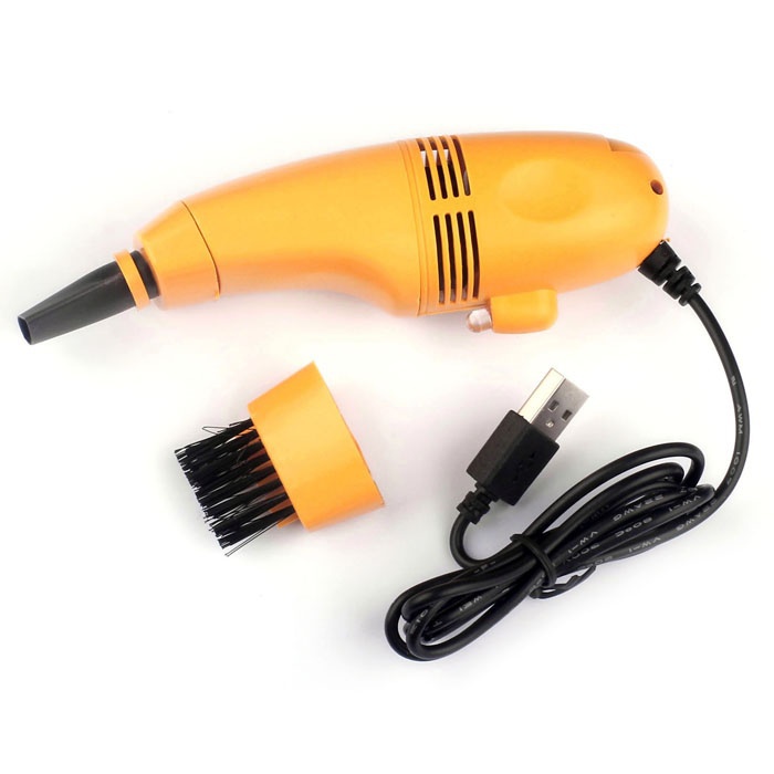 Mini Computer Vacuum USB Keyboard Cleaner PC Laptop Brush Dust Cleaning Kit