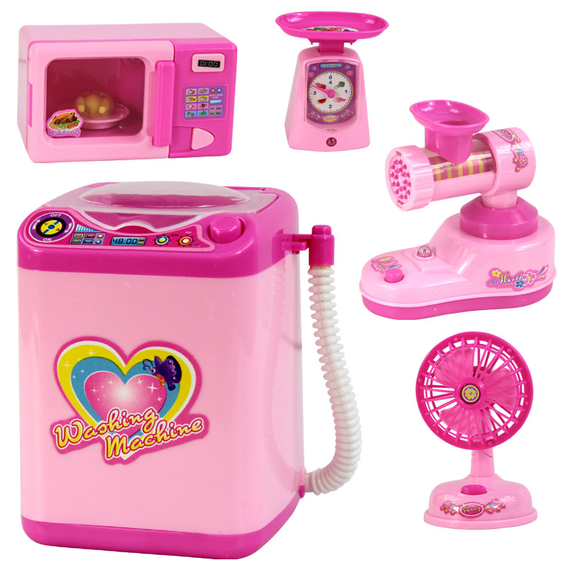 Child Going Home Toy Set Girl toy Simulation Mini Refrigerator Home Appliances