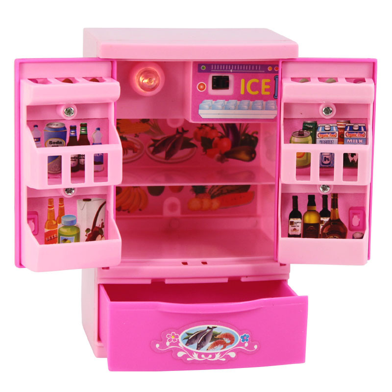 Child Going Home Toy Set Girl toy Simulation Mini Refrigerator Home Appliances