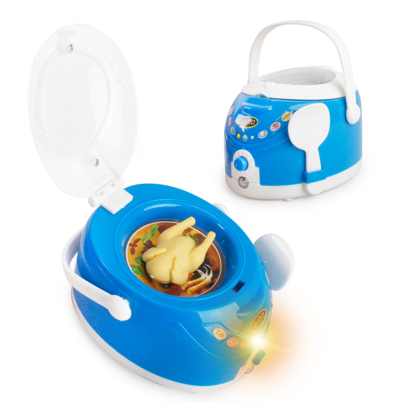 Blue Appliances Child Mini Going Home toy Simulation Appliances Electric Function