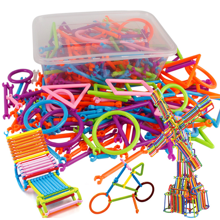 Magic Stick Product Wooden Boxed Plastic Brain Game Kindergarten Fight Together Splicing toys
