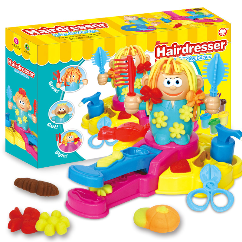 Puzzle Choi Clay Crazy Barber Shop Color DIY Children Manual Plasticine Child Toy