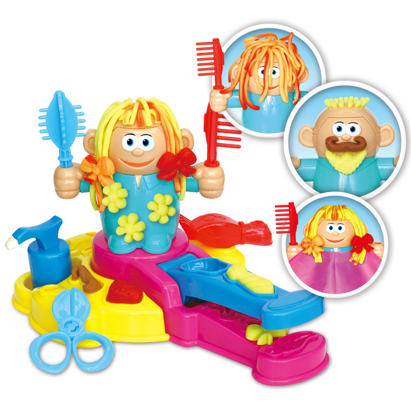 Puzzle Choi Clay Crazy Barber Shop Color DIY Children Manual Plasticine Child Toy