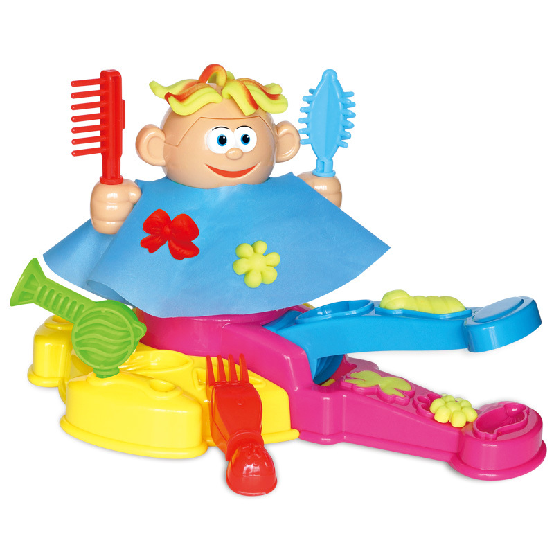 Puzzle Choi Clay Crazy Barber Shop Color DIY Children Manual Plasticine Child Toy