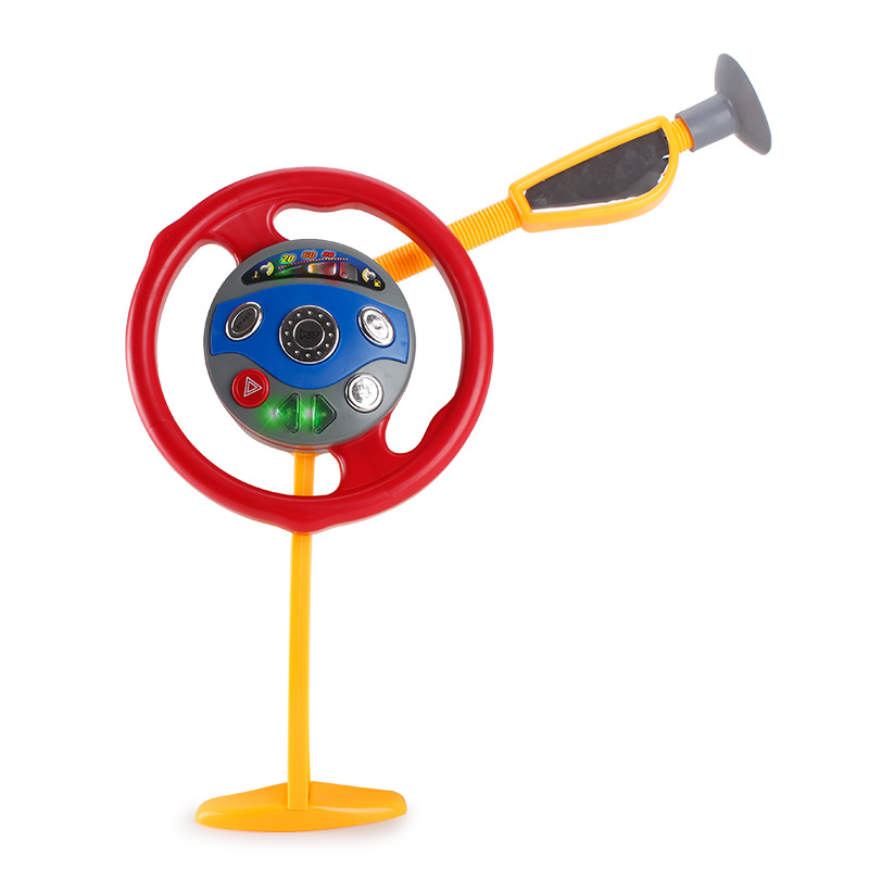 Going Home Toy Simulation Child Multifunction Steering Wheel Light Music Toy