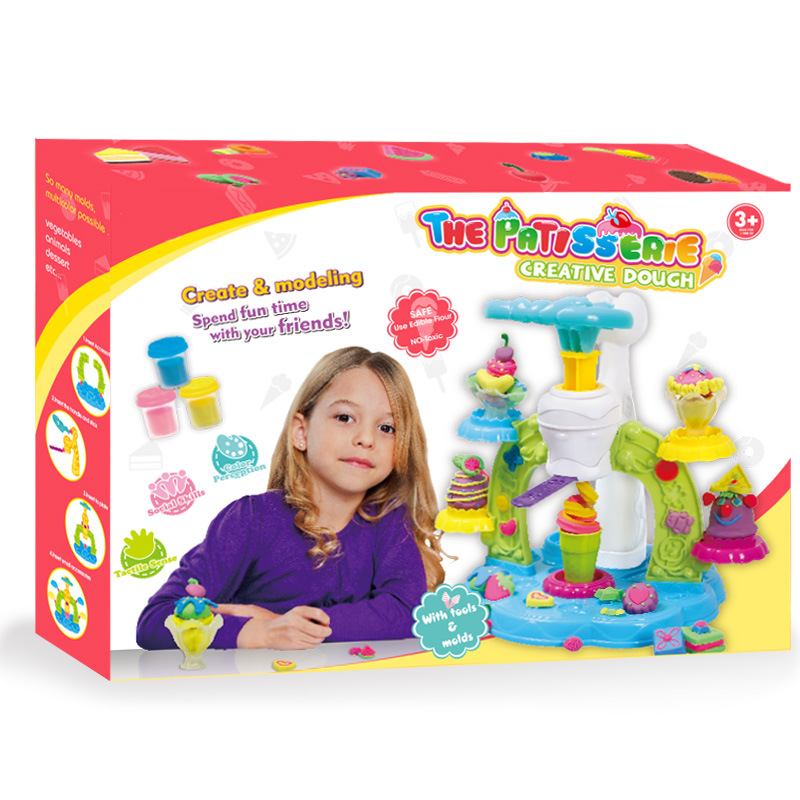 Multicolor Choi Clay Ice Cream Whirlwind Combination Tool Set Child Non-toxic Plasticine toy